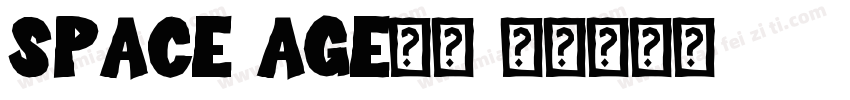 Space Age字体字体转换